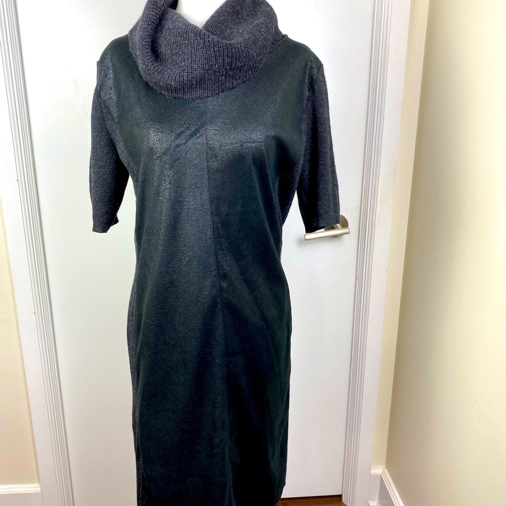 Olsen brand sweater cowl neck dress